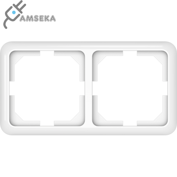 Dvivietis rėmelis Vilma LX200, baltos spalvos 