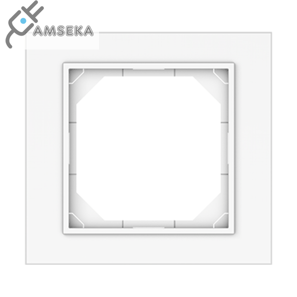 Vienos vietos rėmelis Vilma QR1000, baltos spalvos