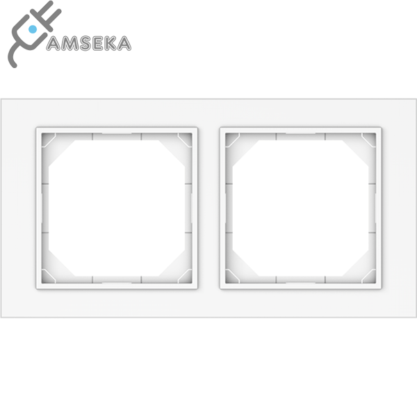 Dvivietis rėmelis Vilma QR1000, baltos spalvos 