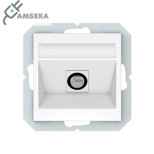 Antenos lizdas Vilma QR1000, galinis (TV), baltos spalvos 