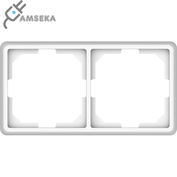 Dvivietis rėmelis Vilma ST150, baltos spalvos