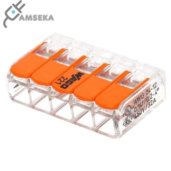 Jungtis Wago 32A, 5X0.5-4mm²
