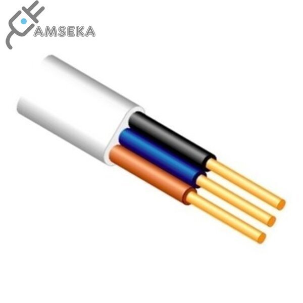 Kabelis YDYPL 3x4mm², baltas, 100m