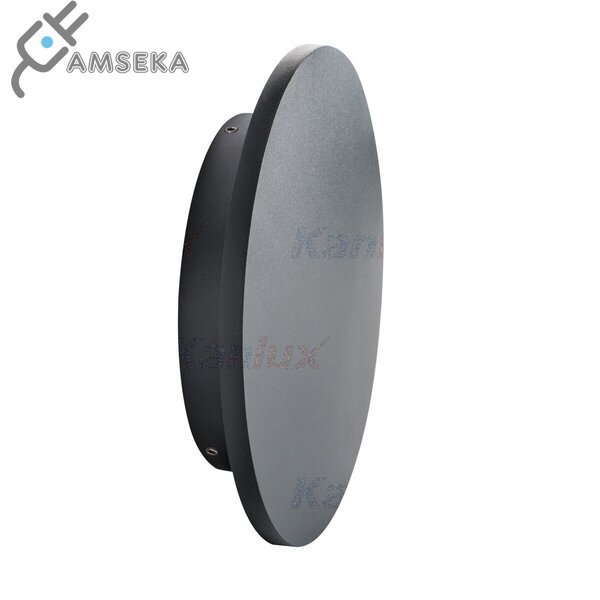 8W sieninis šviestuvas Kanlux FORRO LED, grafito spalvos, IP54, 4000K