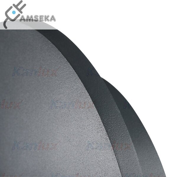 8W sieninis šviestuvas Kanlux FORRO LED, grafito spalvos, IP54, 4000K 1