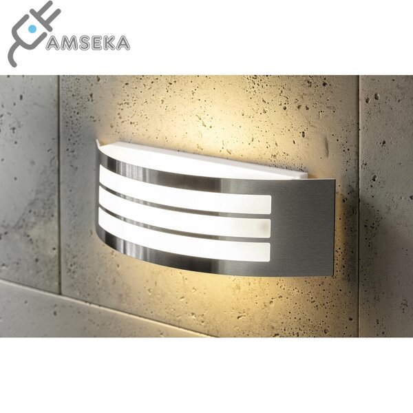 Fasadinis šviestuvas GTV ASTRIT, sidabrinės spalvos