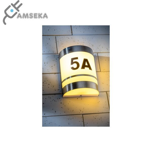 Sieninis lauko šviestuvas GTV ESO, sidabrinės spalvos