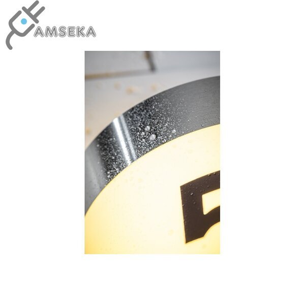 Sieninis lauko šviestuvas GTV ESO, sidabrinės spalvos 3