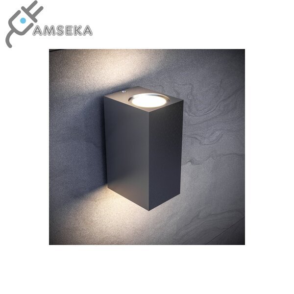 Fasadinis šviestuvas TIAGO KW GTV, juodos spalvos 