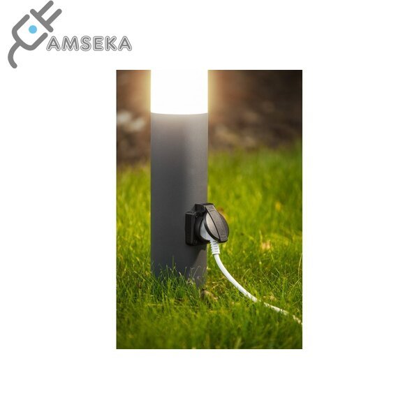 Lauko šviestuvas GTV CORTA-P, su elektros lizdu 3