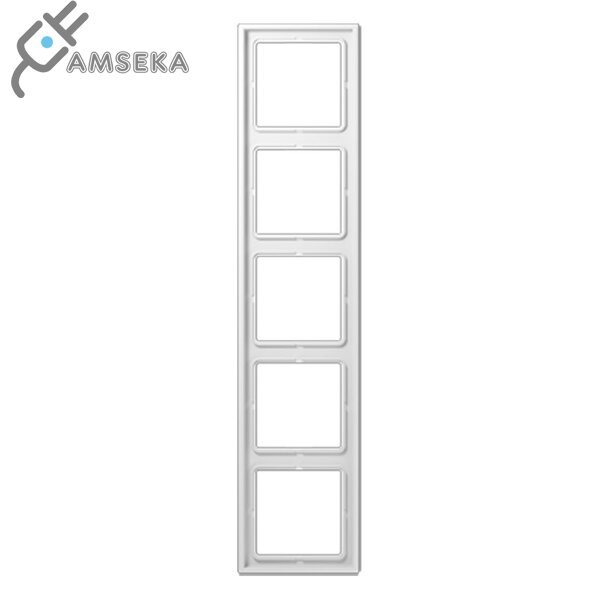 Penkių vietų rėmelis, baltas JUNG LS990