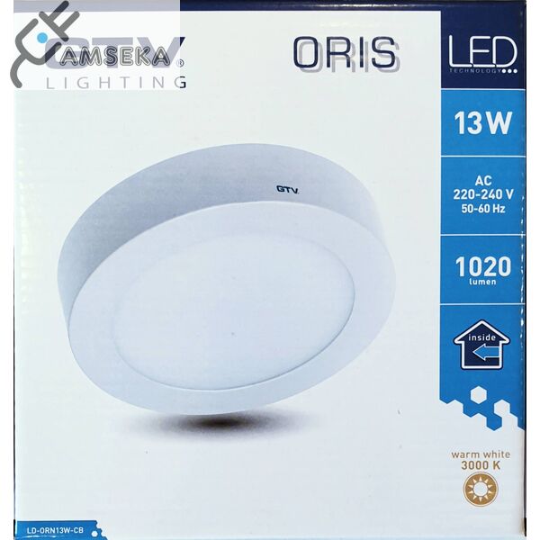 13W LED panelė GTV ORIS PLUS, 4000K 1