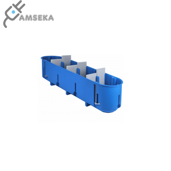 Instaliacinė dėžutė į gipso kartoną, keturvietė