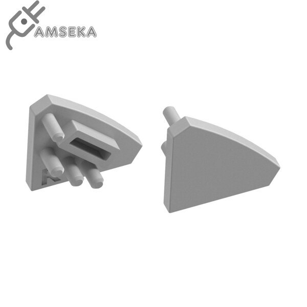 Kampinio LED profilio GLAX galinis dangtelis