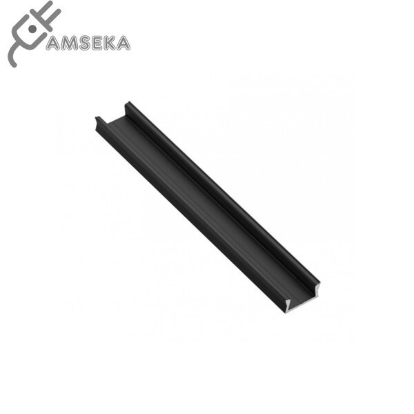 2M LED profilis GLAX MINI, juodos spalvos