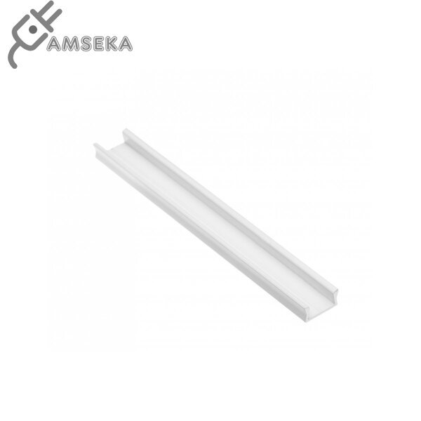 2M LED profilis GLAX MINI, baltos spalvos