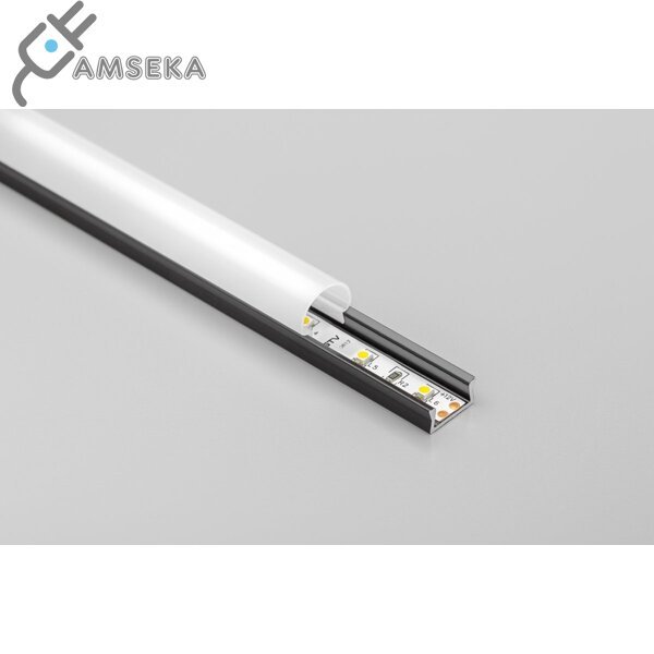 2M LED profilis GLAX MINI, juodos spalvos 2