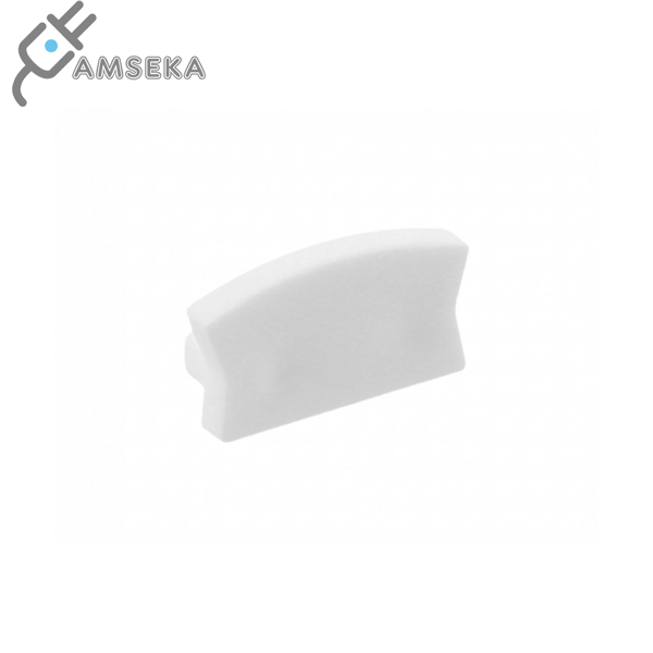 LED profilio GLAX Mini užbaigimo elementas, baltos spalvos