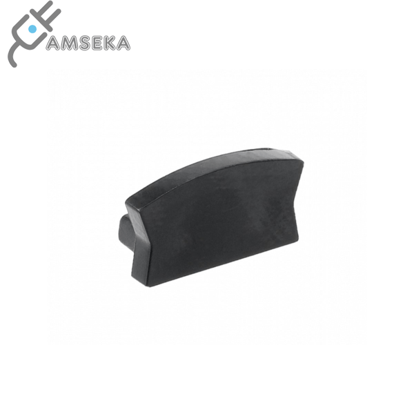 LED profilio GLAX Mini užbaigimo elementas, juodos spalvos