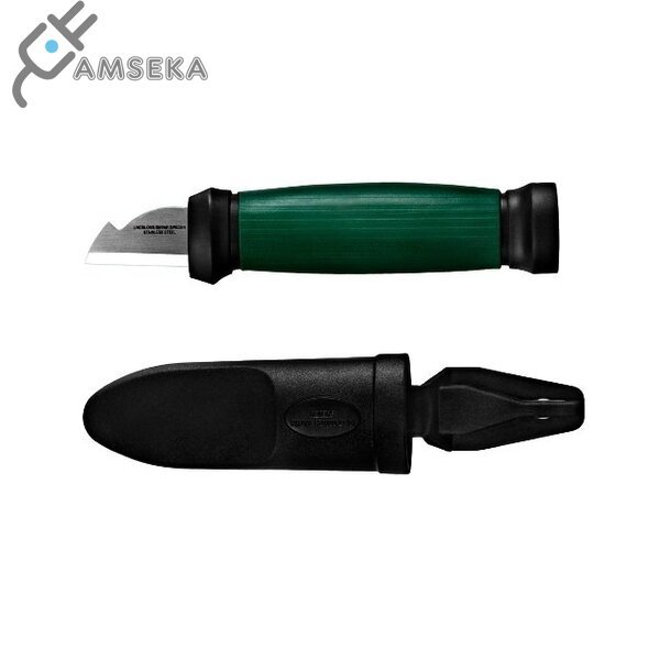 Elektriko peilis su gum. rankena, juodas