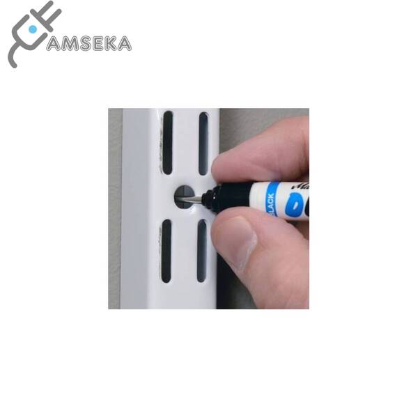 Markeris DURA-INK 5, juodas 1mm 1