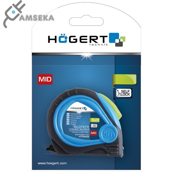 Ruletė 5m*25mm MID Hogert 1