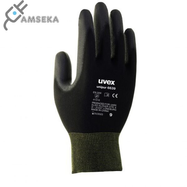 Pirštinės Uvex unipur 6639, juodos