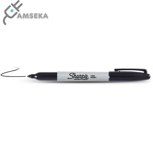 Markeris SHARPIE fine point juodas