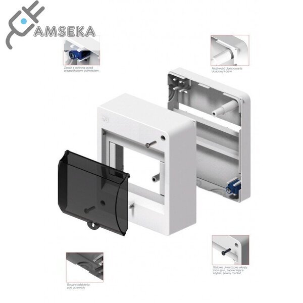 Virštinkinis Skydelis Elektroplast, 6 Mod., Su Skaidriomis Durelėmis 1