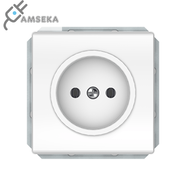 Kištukinis lizdas Vilma ST150, be įžem., baltos spalvos