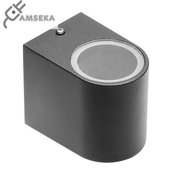 Fasadinis šviestuvas GTV TIAGO, juodos spalvos