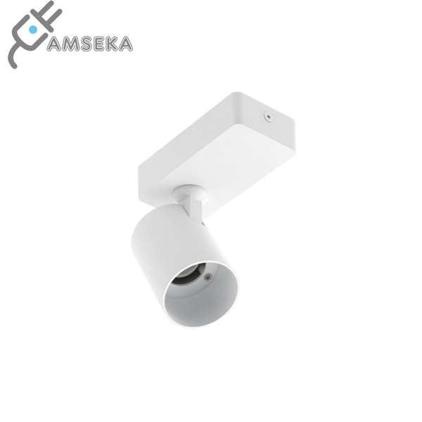 GU10 paviršinis šviestuvas GTV SANTO, baltas