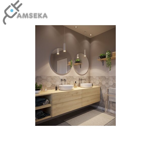 GU10 Pakabinamas šviestuvas GTV LAGOS, baltos spalvos 3