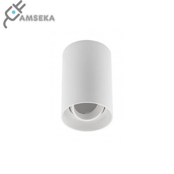 Akcentinis šviestuvas GTV RESTO, IP20, apvalus, baltos sp., 82 x 125 mm