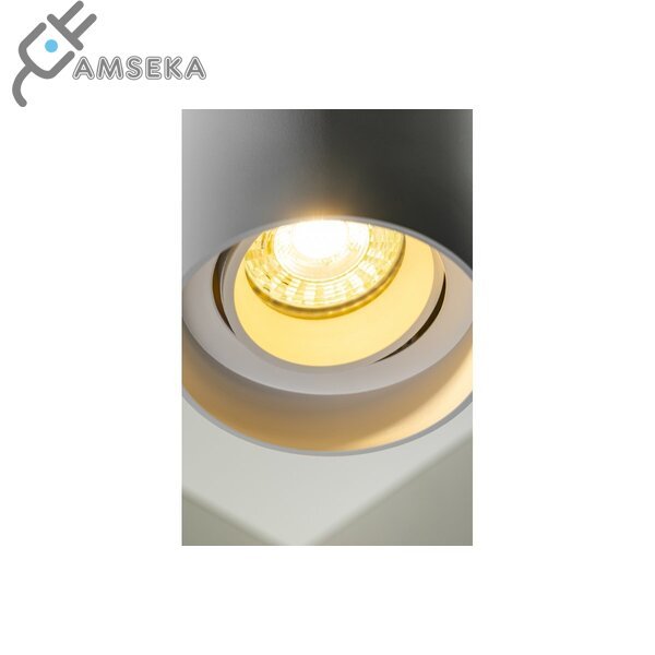 Akcentinis šviestuvas GTV RESTO, IP20, apvalus, baltos sp., 82 x 125 mm 1