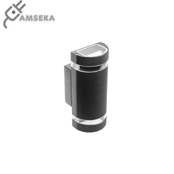 Fasadinis šviestuvas GTV SILVA-20, juodos spalvos