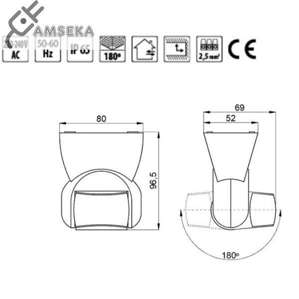 Judesio daviklis CR-9, juodas, GTV 1