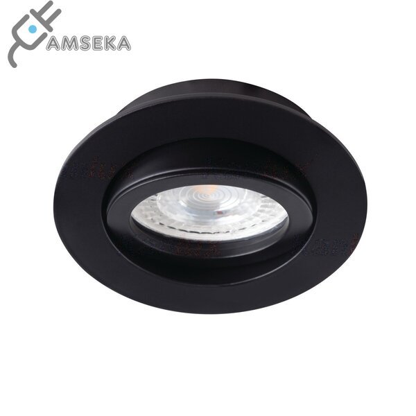 Šviestuvas įleidžiamas Kanlux DALLA CT, apvalus, juodos spalvos 1