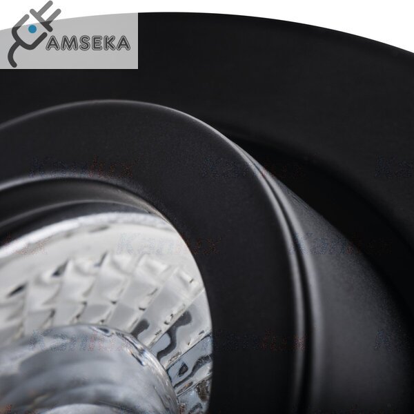 Šviestuvas įleidžiamas Kanlux DALLA CT, apvalus, juodos spalvos 2