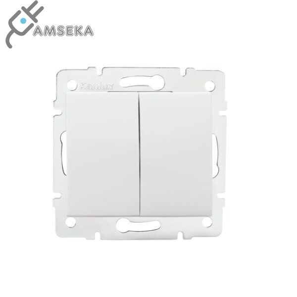 Jungiklis Kanlux Logi, 2kl., baltos spalvos