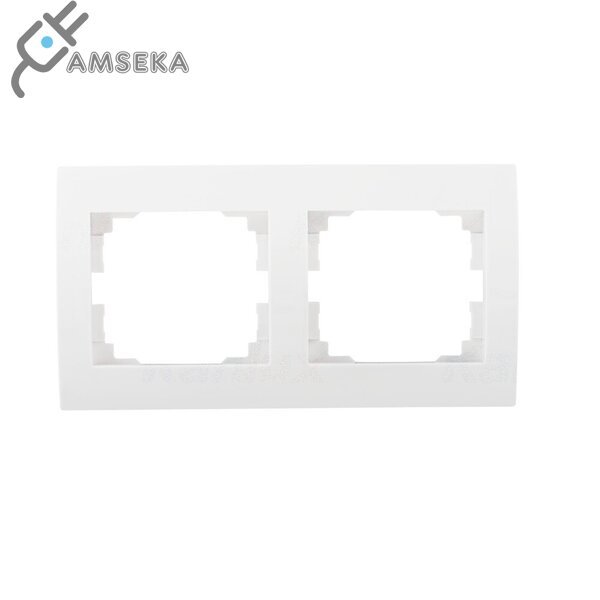 Dvivietis rėmelis Kanlux Logi, baltos spalvos