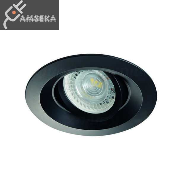 Šviestuvas įleidžiamas Kanlux COLIE DTO, juodos spalvos