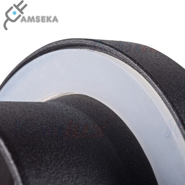 Įleidžiamas šviestuvas Kanlux FLINI, juodos spalvos, IP44 1