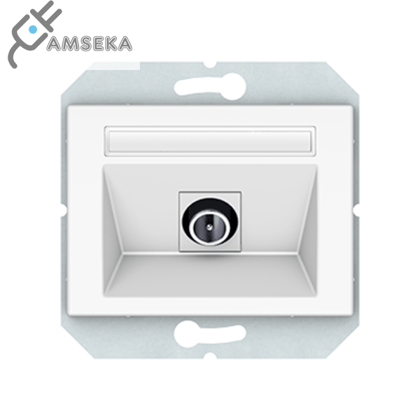 Antenos lizdas Vilma XP500, galinis (TV), baltos spalvos 