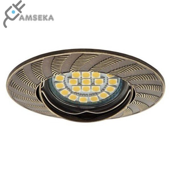 Šviestuvas įleidžiamas Kanlux ERODA, žalvario spalvos