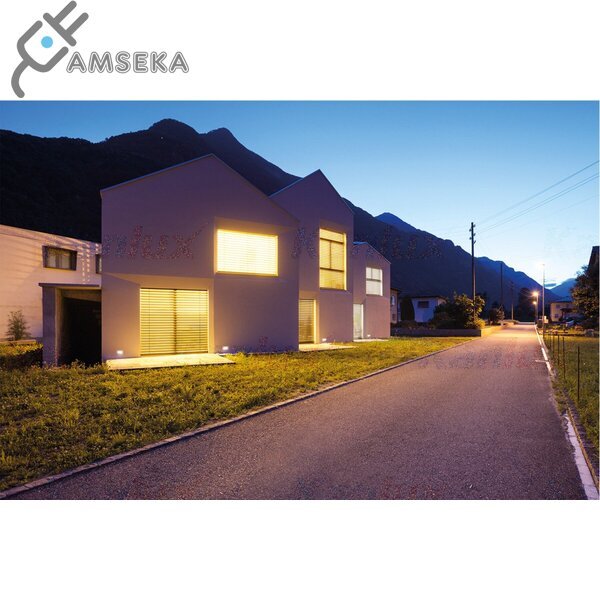 Įleidžiamas šviestuvas Kanlux Glasi LED 3W, juodos spalvos, IP44, 4000K 3