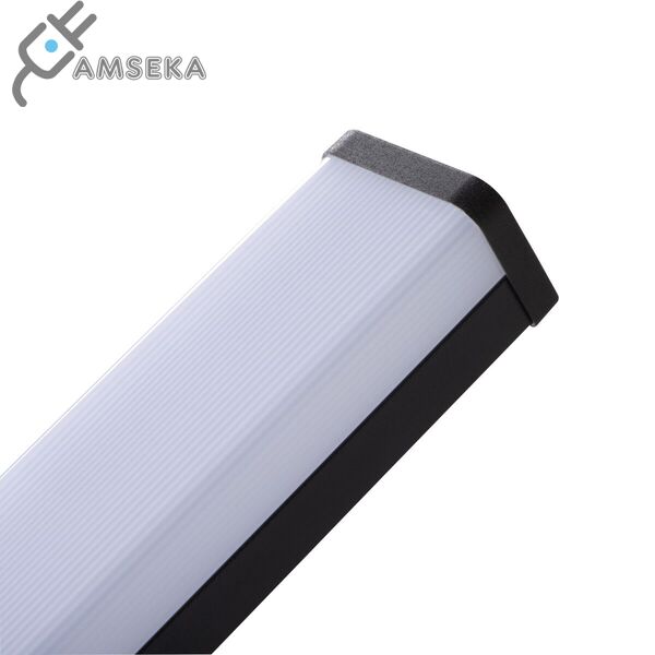 12W sieninis šviestuvas, Kanlux Asten, juodas 2