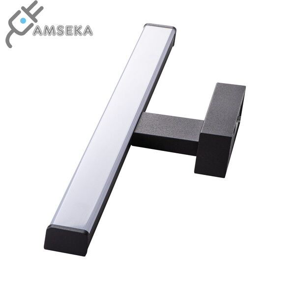 12W sieninis šviestuvas, Kanlux Asten, juodas 3