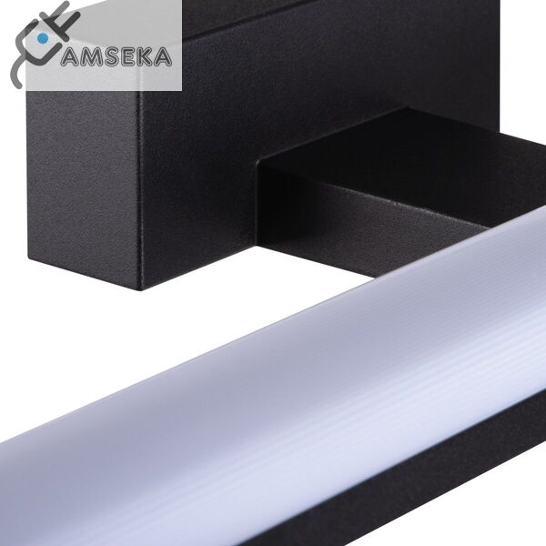 12W sieninis šviestuvas, Kanlux Asten, juodas 4