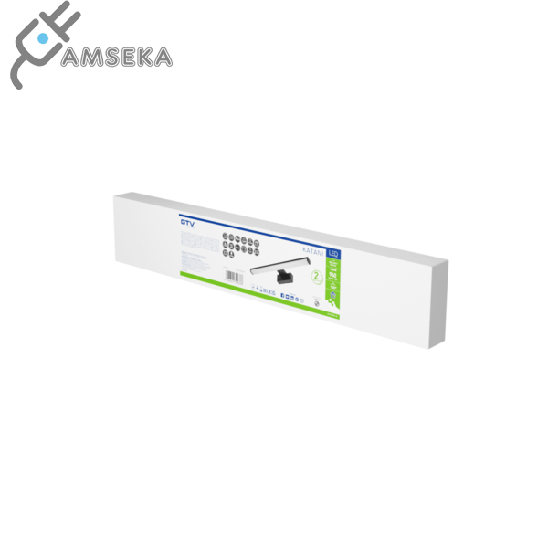 12W sieninis šviestuvas, GTV Catania, baltas 3